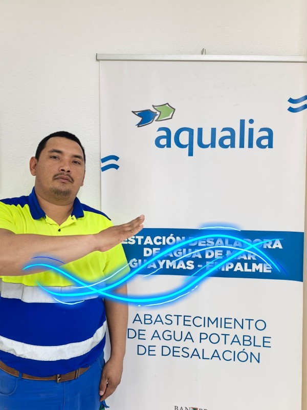Participación de los colaboradores de Aqualia México en la campaña corporativa Hazlo por Ellas