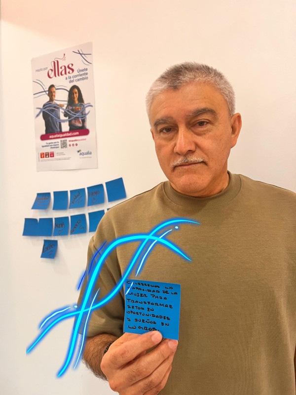 Participación de los colaboradores de Aqualia México en la campaña corporativa Hazlo por Ellas