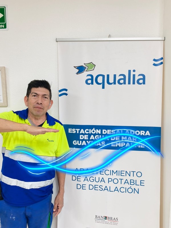 Participación de los colaboradores de Aqualia México en la campaña corporativa Hazlo por Ellas