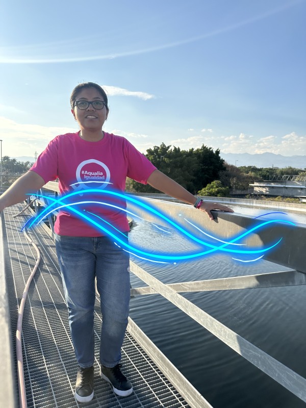 Participación de los colaboradores de Aqualia México en la campaña corporativa Hazlo por Ellas