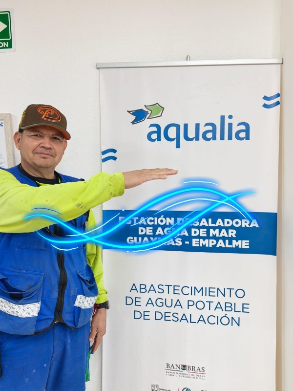 Participación de los colaboradores de Aqualia México en la campaña corporativa Hazlo por Ellas