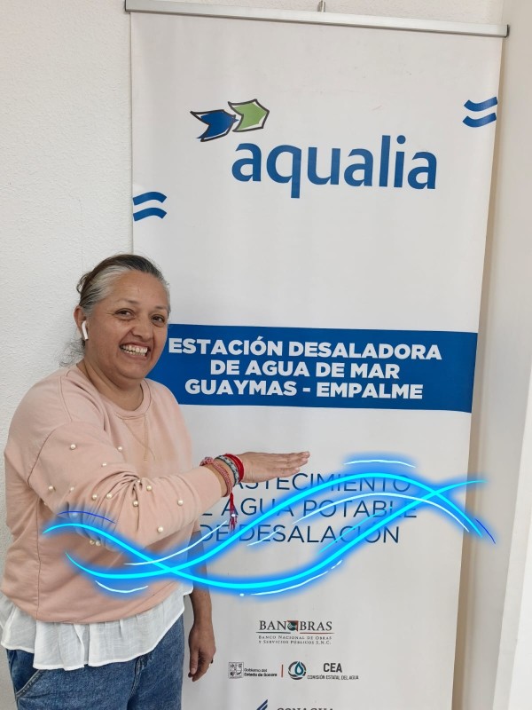 Participación de los colaboradores de Aqualia México en la campaña corporativa Hazlo por Ellas