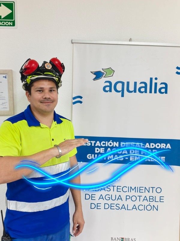 Participación de los colaboradores de Aqualia México en la campaña corporativa Hazlo por Ellas