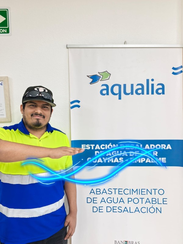 Participación de los colaboradores de Aqualia México en la campaña corporativa Hazlo por Ellas