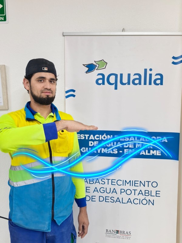 Participación de los colaboradores de Aqualia México en la campaña corporativa Hazlo por Ellas